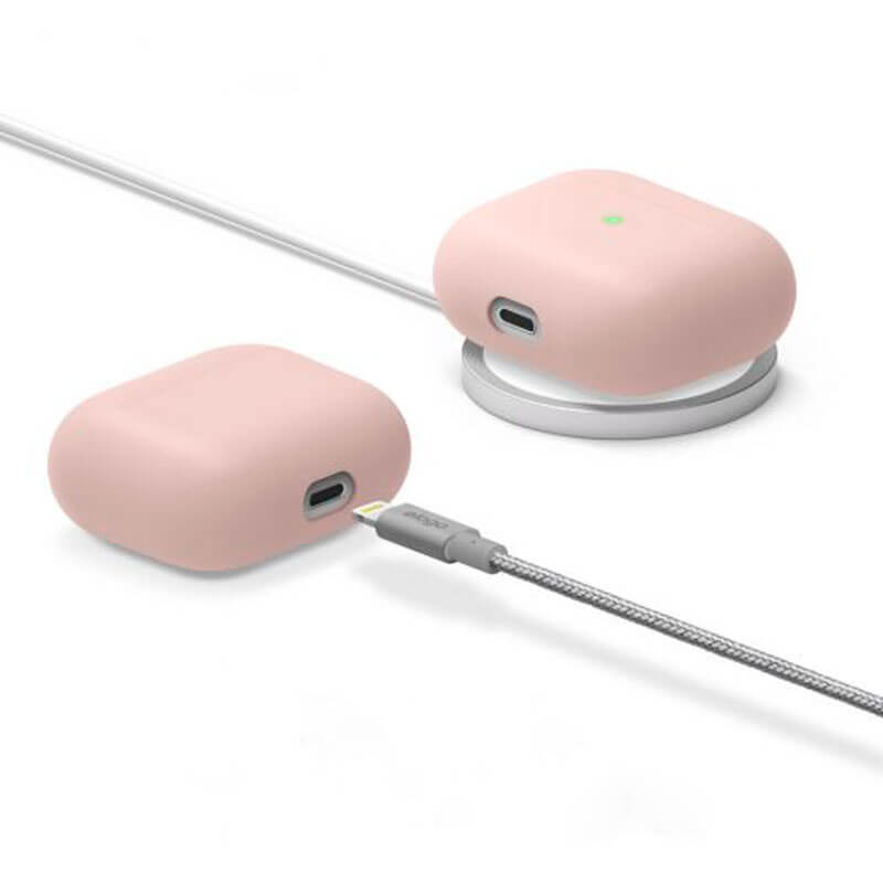 Купить силиконовый чехол elago Liquid Hybrid Case Lovely Pink для Airpods 3