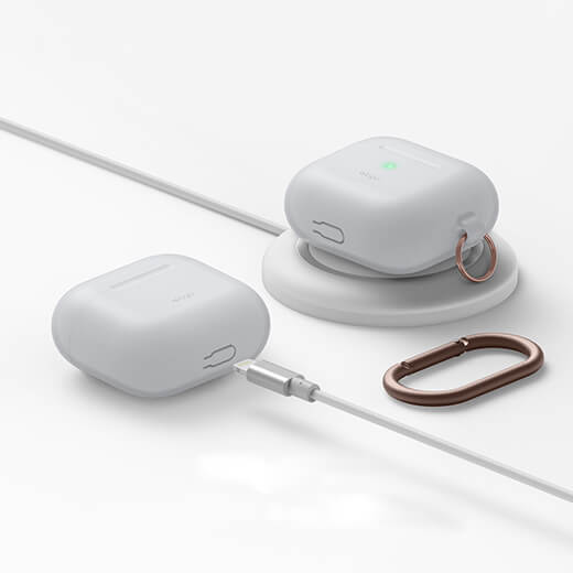 Купить светящийся силиконовый чехол для AirPods 3 Nightglow Blue