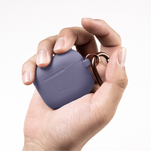 Новый силиконовый чехол elago Silicone Hang Case Black для AirPods 3