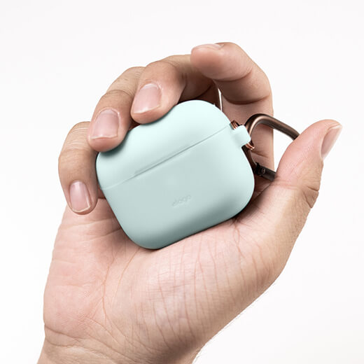 Новый силиконовый чехол elago Silicone Hang Case Mint для AirPods 3