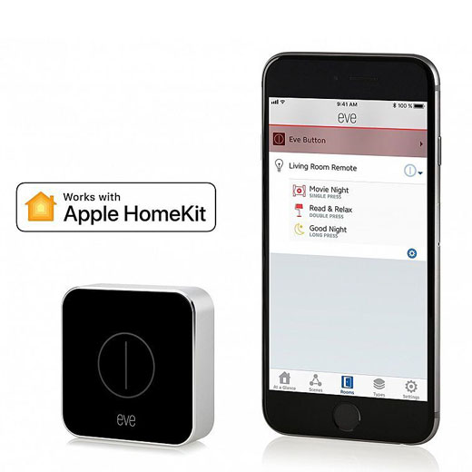 Бездротова кнопка управління Elgato Eve Button with Apple HomeKit