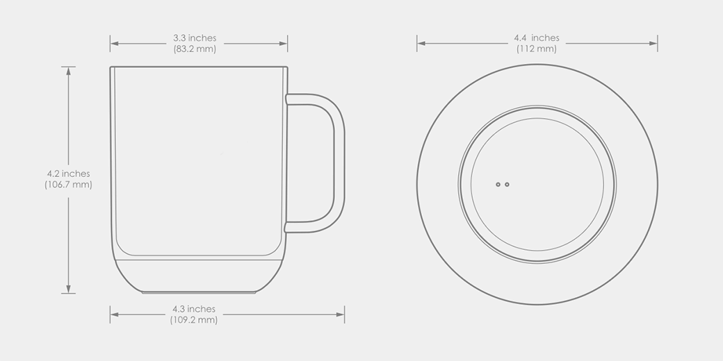 Умная кружка с подогревом Ember Smart Mug 2 295 ml White