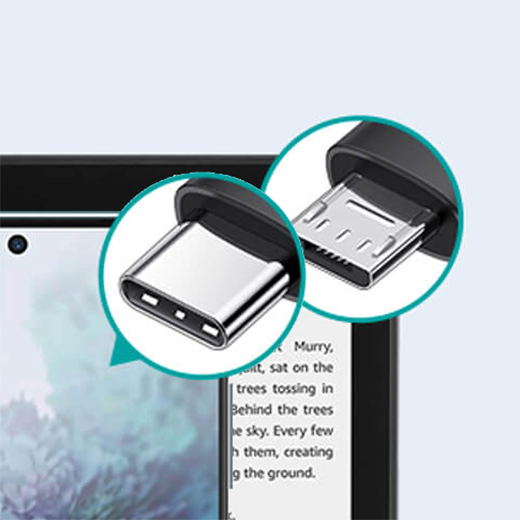 Кабель перехідник для зарядки ESR 2 в 1 USB-C to USB-C | Micro USB 1m