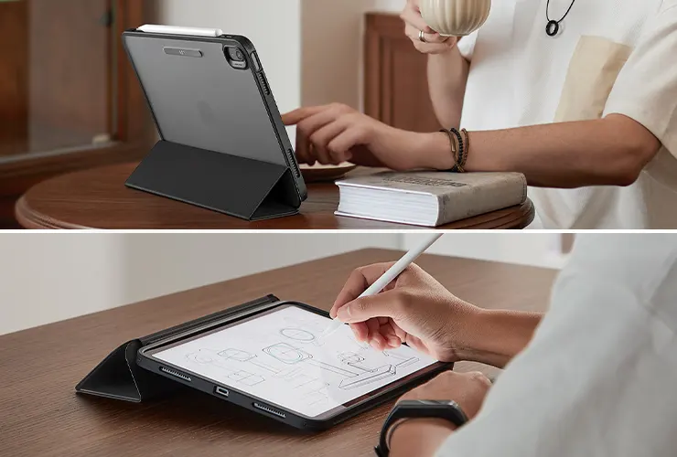 Магнитный чехол-книжка ESR Ascend Hybrid Grey для iPad 10 10.9" (2022 за низкой ценой