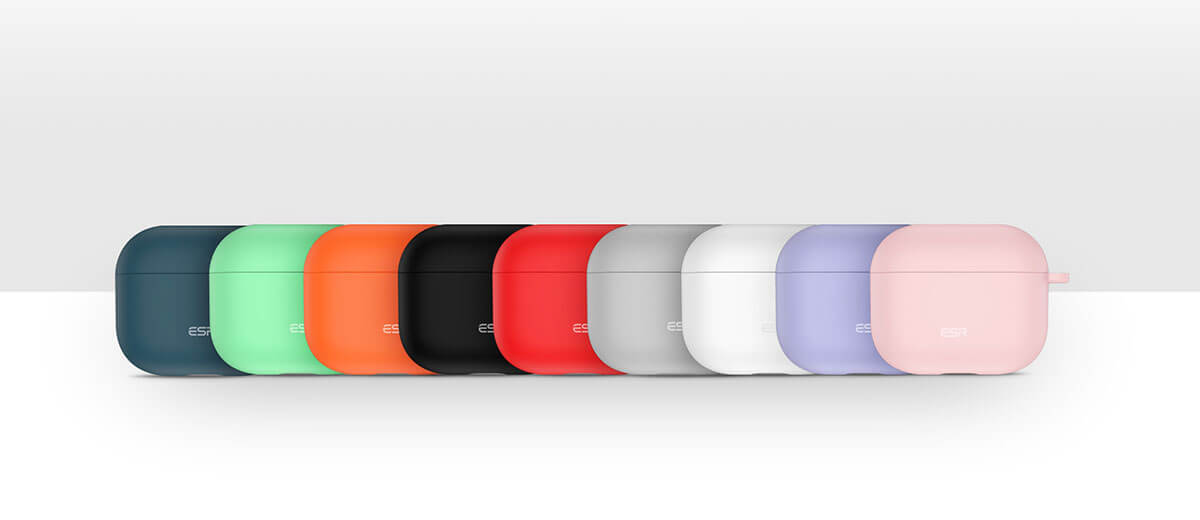 Силиконовый чехол с карабином ESR Bounce Protective Silicone Case для AirPods 3 (2021) Black
