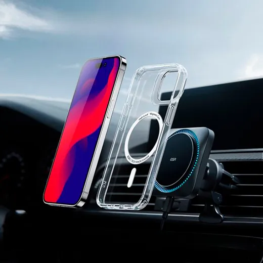 Прозорий чохол ESR Classic Kickstand Case with HaloLock Clear для iPhone 14 Pro Max