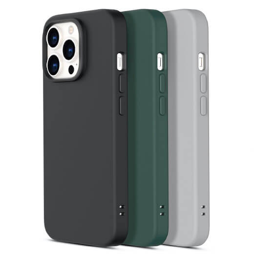 Силіконовий чохол ESR Cloud Soft Series Liquid Silicone Case Cover Gray для iPhone 13 Pro Max