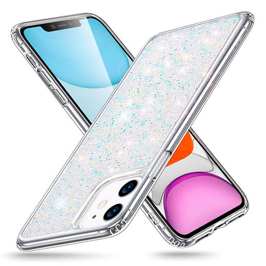 Новинка чехол-накладка ESR Glamour Silver для iPhone 11
