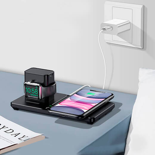 Беспроводная зарядка ESR HaloLock Wireless Charging Station 2 in 1 MagSafe для iPhone | Apple Watch