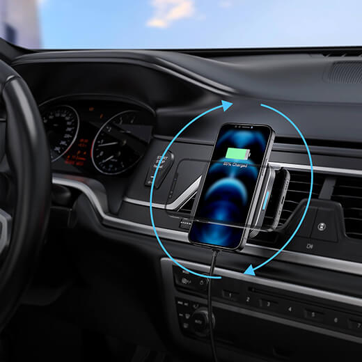 Магнітне автомобільний зарядний пристрій ESR Magnetic Wireless Car Charger HaloLock MagSafe для iPhone 12