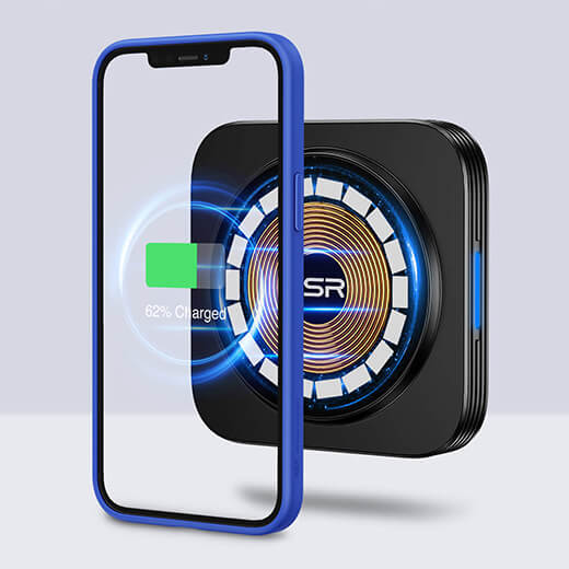 Магнітне автомобільний зарядний пристрій ESR Magnetic Wireless Car Charger HaloLock MagSafe для iPhone 12