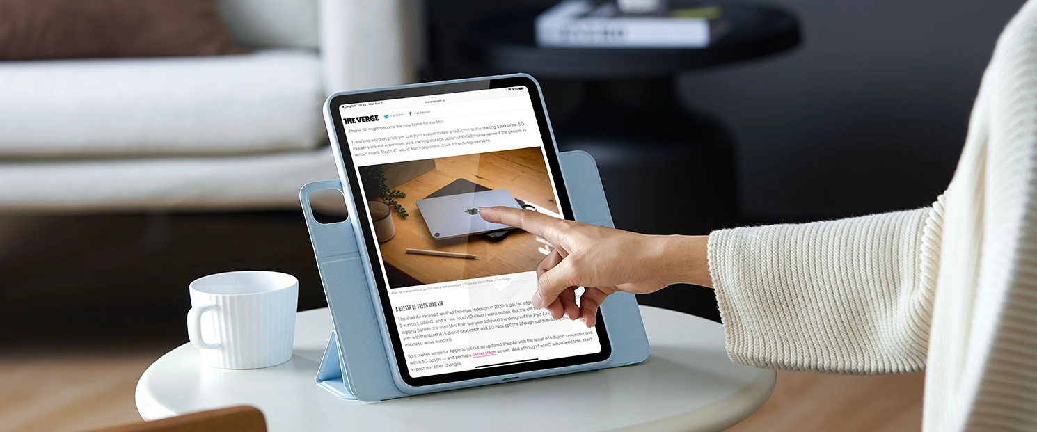 купити магнітний чохол-книжка ESR Rebound Hybrid Case 360 Black для iPad Air 5 M1 | 4 (2022 | 2020)