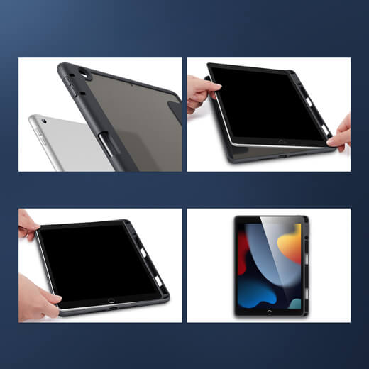 Цена чехла-книжки ESR Rebound Hybrid Case Black Pro for iPad 9 | 8 | 7 10.2" (2021 | 2020 | 2019)