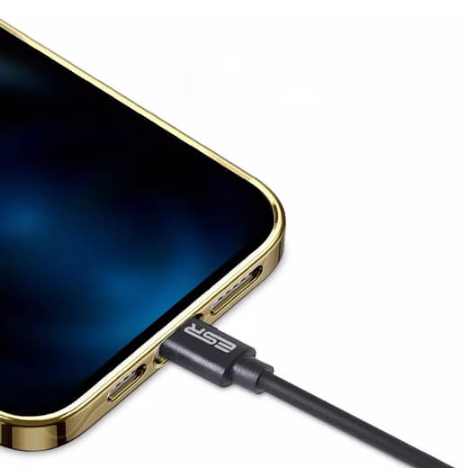 Зарядный кабель ESR USB Type-A to Lightning MFi Black 1.2 m для iPhone
