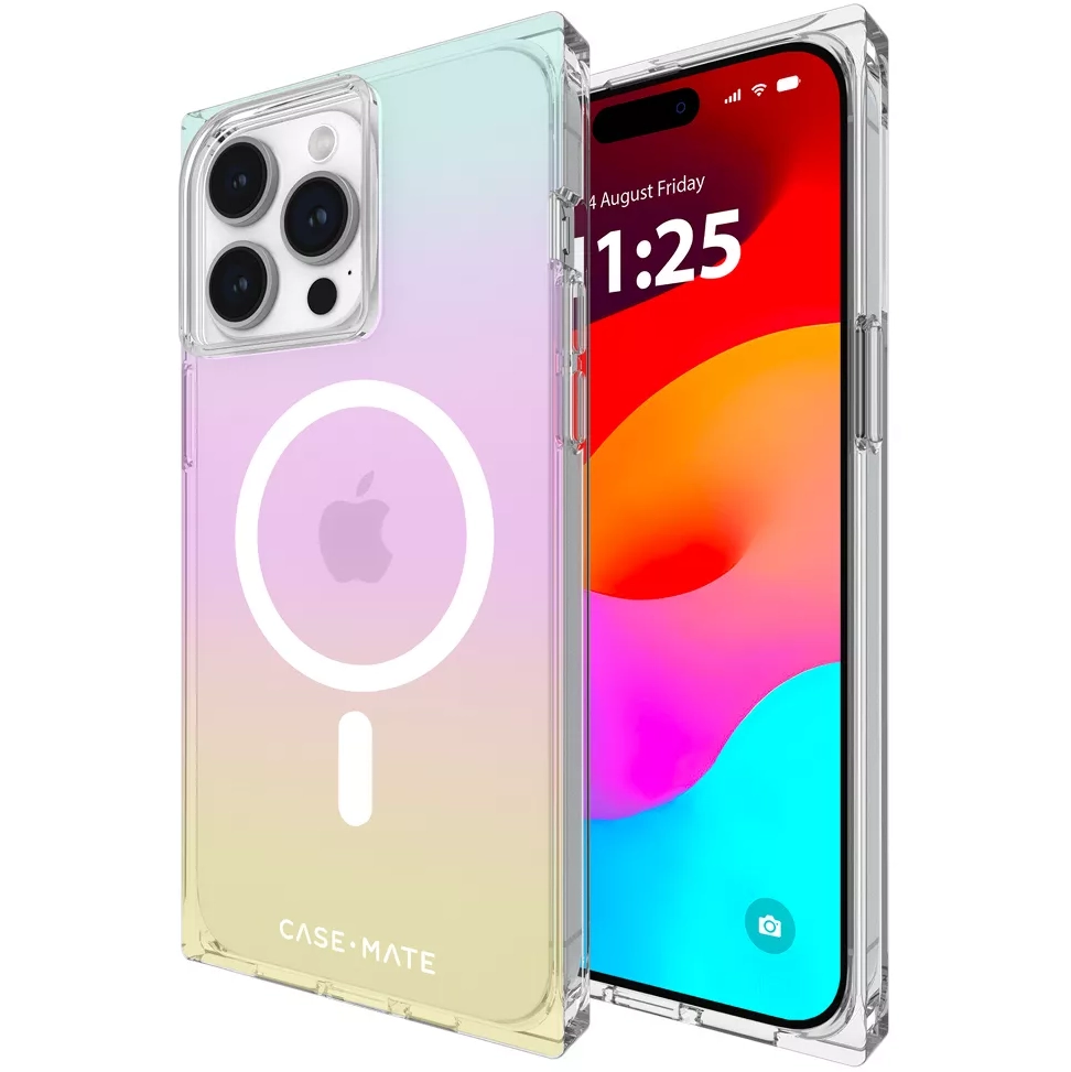 Чохол Case Mate BLOX Rainbow Frosting з MagSafe для Apple iPhone 15 Pro, багатокольоровий