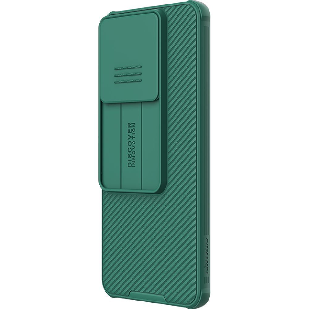 Чохол зі зсувним захистом камери для Xiaomi Redmi Note 13 Pro 5G/Poco X6, темно-зелений