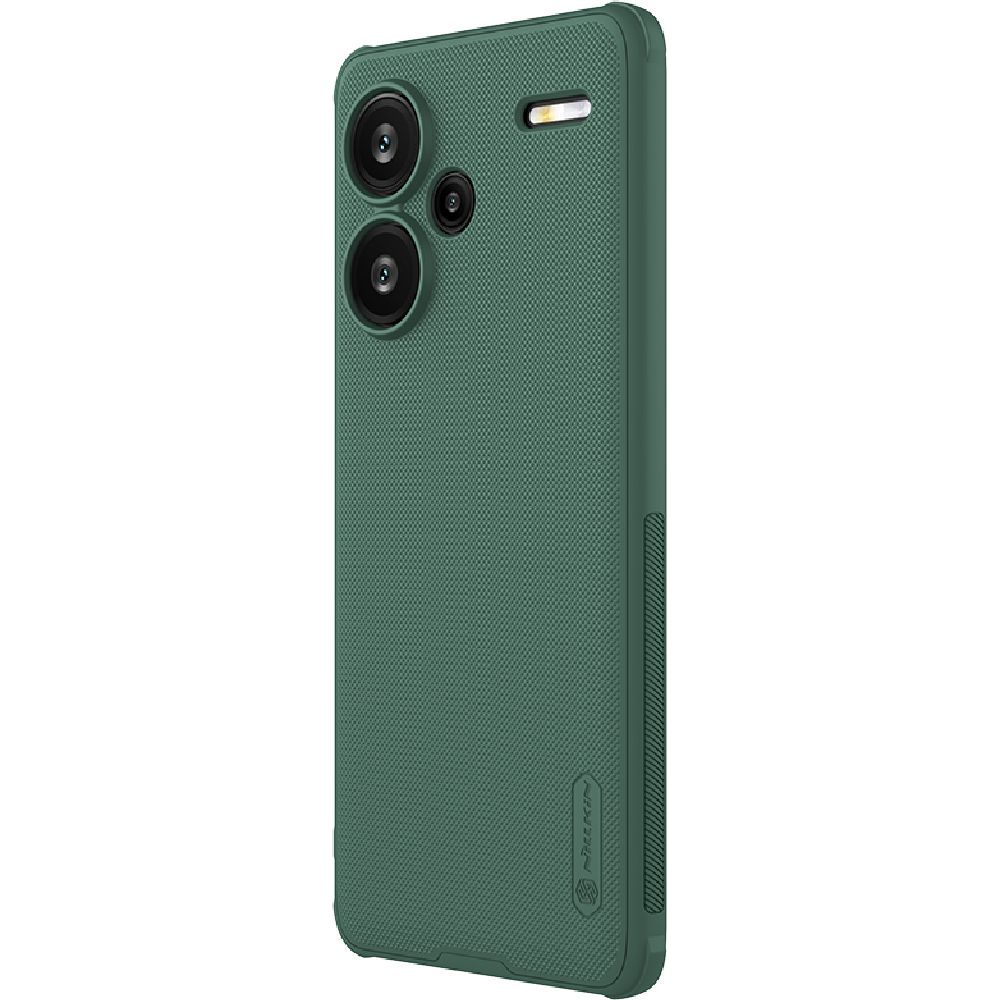 Надійний захисний чохол Nillkin Frosted Shield для Xiaomi Redmi Note 13 Pro+, темно-зелений