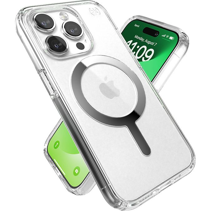 Чохол Speck Presidio Perfect-Clear MagSafe з магнітним кільцем для Apple iPhone 15 Pro
