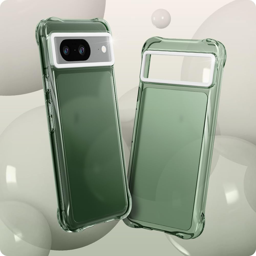 Чохол Spigen Cyrill Ultra Sheer для Pixel 8, зелено-білий