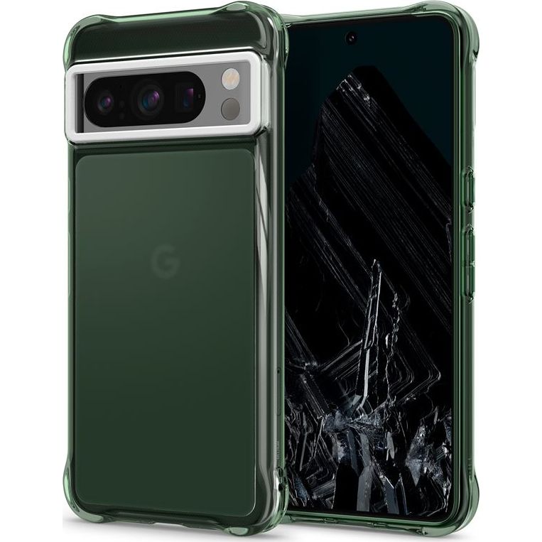 Чохол Spigen Cyrill Ultra Sheer для Pixel 8 Pro, зелено-білий