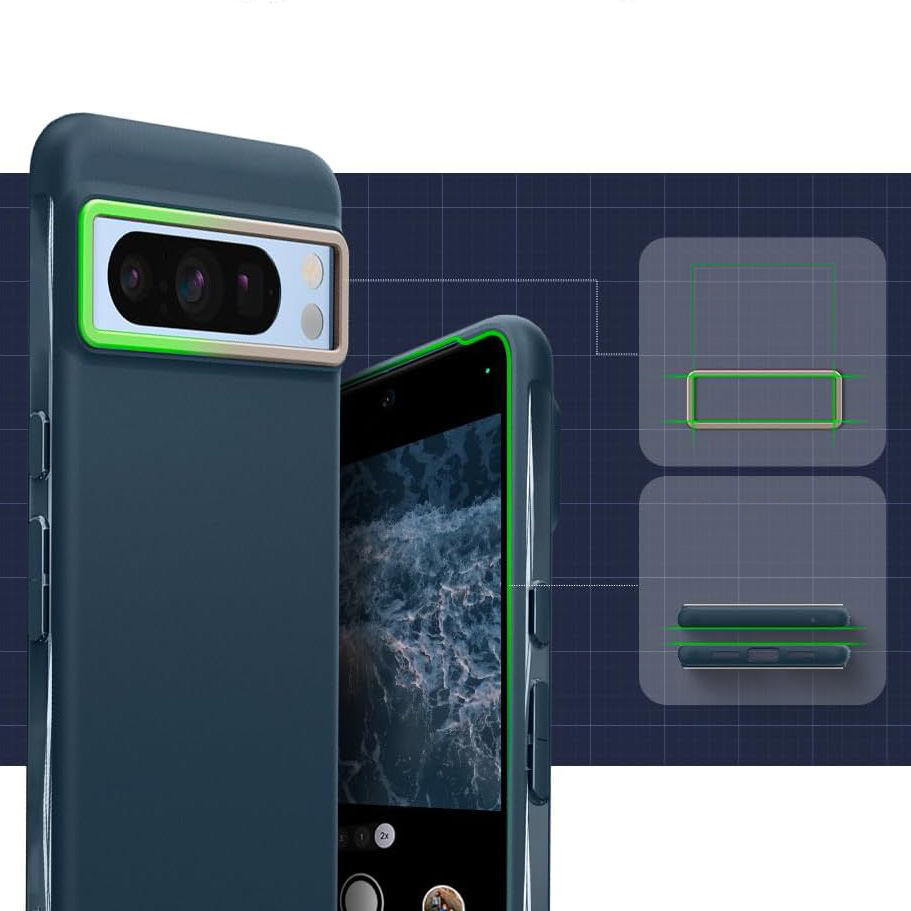Чохол Spigen Cyrill Ultra Color для Pixel 8 Pro, темно-синій