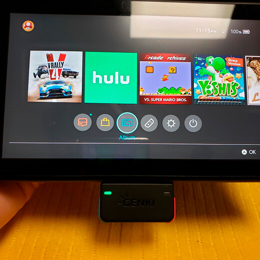 Аудіо адаптер GENKI Audio Bluetooth 5.0 Adapter для Nintendo Switch купити