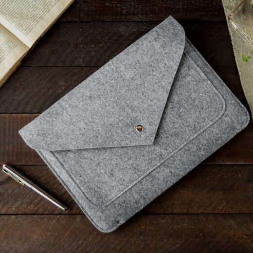 Чехол-конверт из войлока Gmakin Grey для MacBook Air 13" (2018-2020) | Pro 13" (2016-2020)