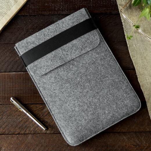 Чохол-карман з повсті з гумкою Gmakin Grey для MacBook Air 13 "(2018-2020) | Pro 13" (2016-2020)