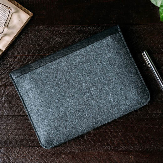 Чехол-конверт из войлока Gmakin Brown для MacBook Air 13" | Pro 13"