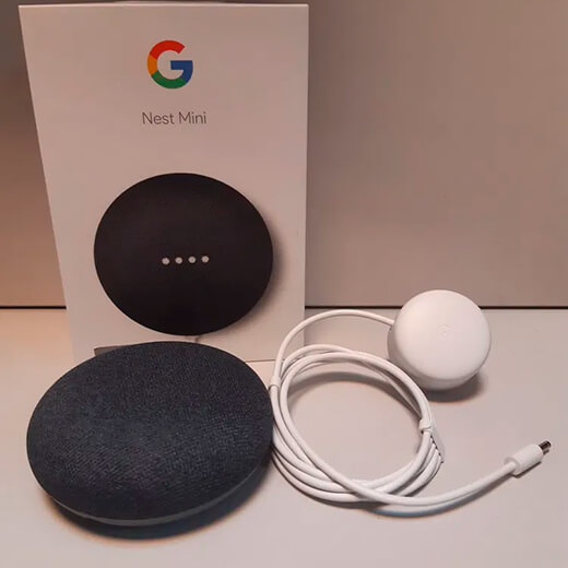 Розумна колонка Google Home Mini 2Gen Charcoal з підтримкою Google Assistant