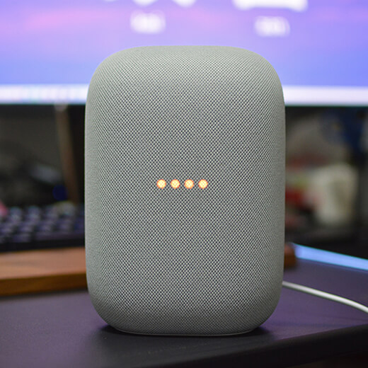 Розумна колонка Google Nest Audio Charcoal із живленням від мережі