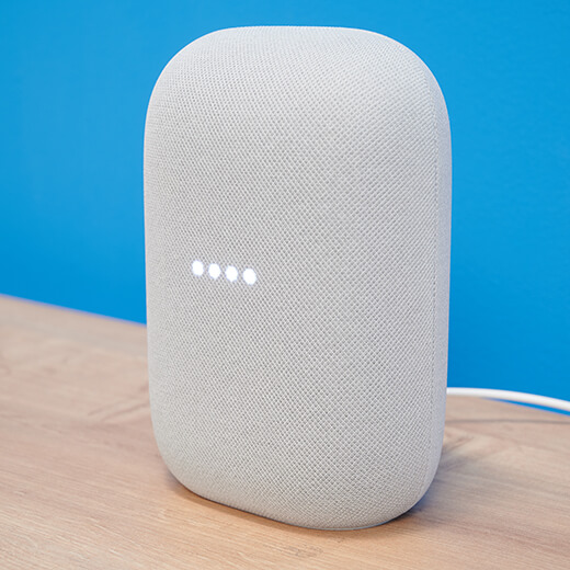 Умная колонка Google Nest Audio Charcoal с сенсорным управлением, 3 области касания