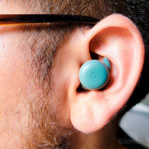 Беспроводные наушники Google Pixel Buds A-Series White с тремя вариантами амбушюр