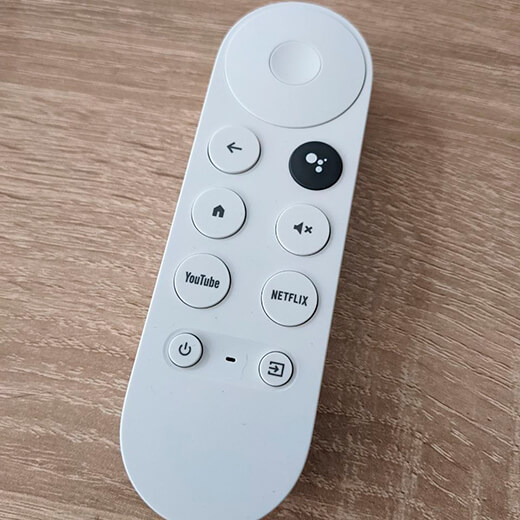 Медіаплеєр Google Сhromecast with Google TV Snow з портом HDMI для підключення до телевізора