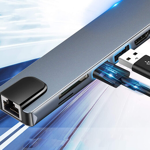 Хаб iLoungeMax 8 In 1 Multifunctional USB-C для MacBook