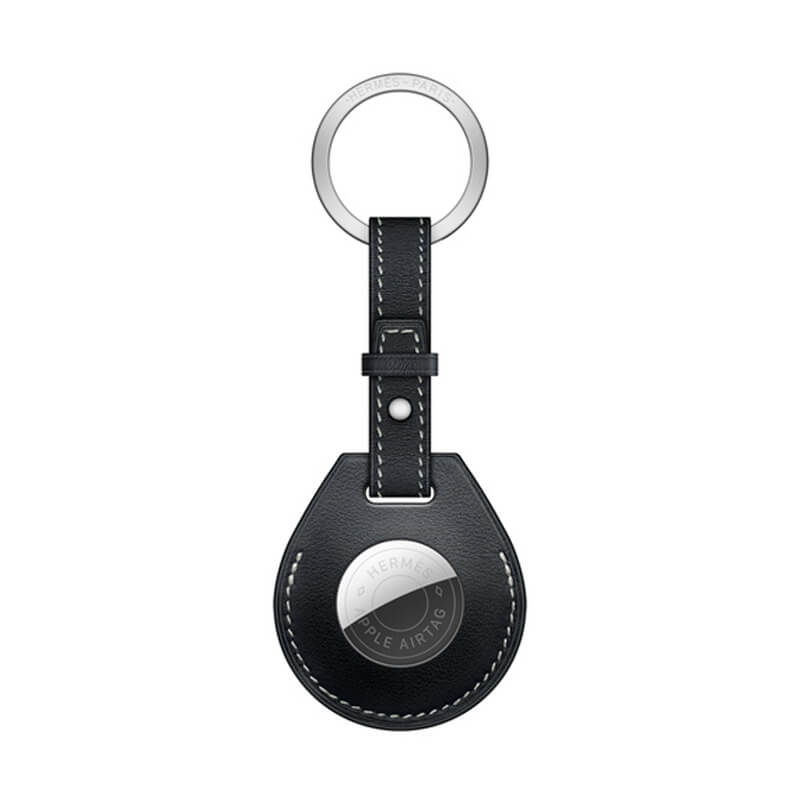Брелок з кільцем Apple Herm&egrave;s Key Ring Bleu Indigo (MX892) для AirTag