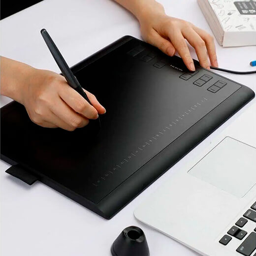 Графічний планшет Huion H1060P мінімалістичний дизайн