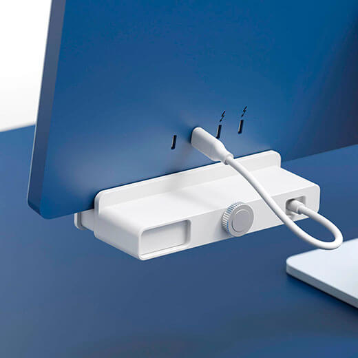 Цена на хаб (адаптер) HyperDrive 5-в-1 USB-C White для iMac 24 M1 (2021)