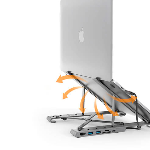 Хаб-підставка HyperDrive 7-in-1 USB-C Hub Stand для MacBook | iPad Pro ціна