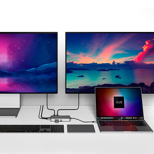 Цена на Хаб (адаптер) HyperDrive Dual 4K HDMI 10-in-1 USB-C Hub для MacBook