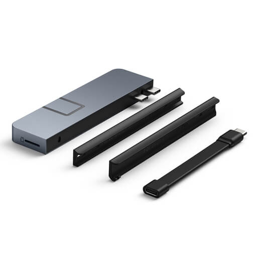 Высокое качество Хаб HyperDrive DUO PRO 7-in-2 USB-C Hub Space Gray для MacBook Pro