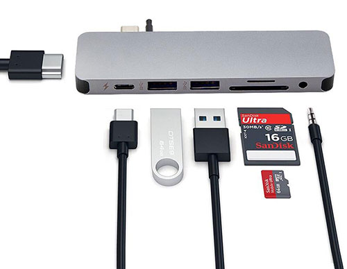 Хаб USB-C для MacBook HyperDrive SOLO 7 в 1