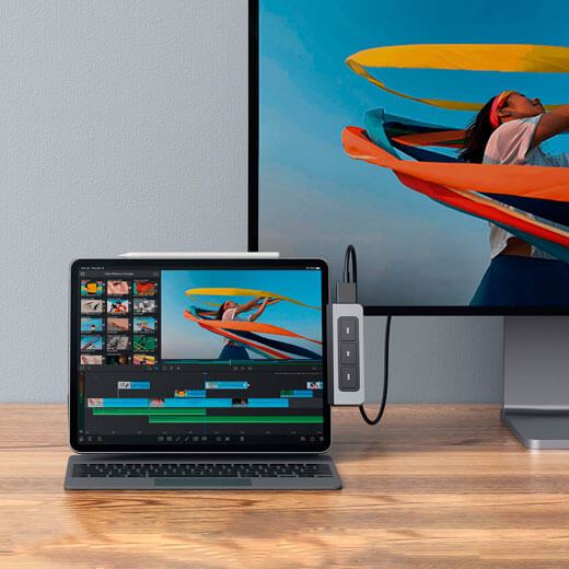 Новинка хаб (адаптер) HyperDrive USB-C Media Hub 6-в-1 для iPad