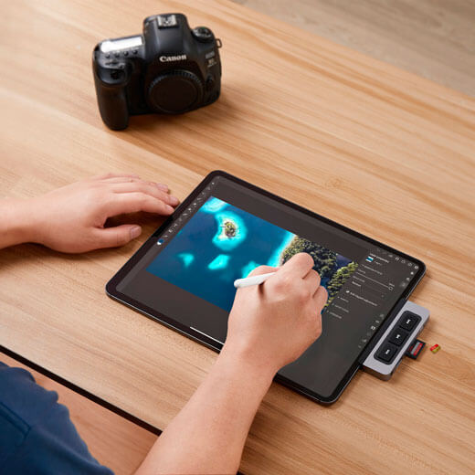 Купить хаб (адаптер) HyperDrive USB-C Media Hub 6-в-1 для iPad