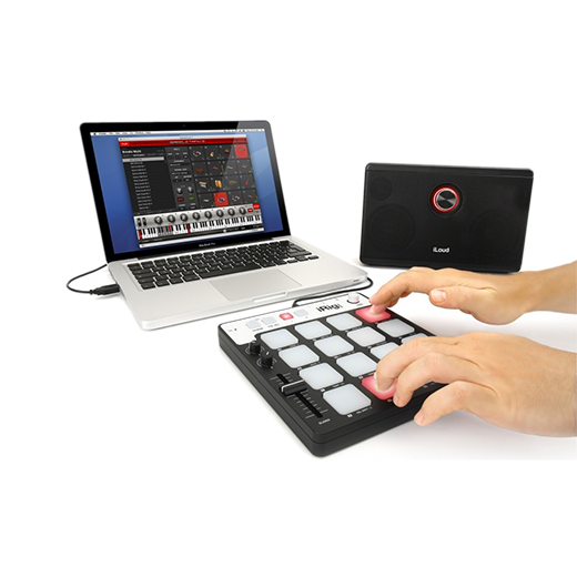 MIDI-контроллер IK Multimedia iRig Pads MIDI Groove Controller для iPhone, iPad, iPod Touch, MacBook
