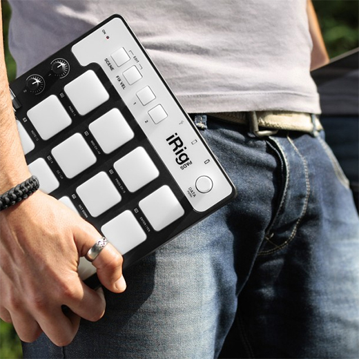 MIDI-контроллер IK Multimedia iRig Pads MIDI Groove Controller для iPhone, iPad, iPod Touch, MacBook