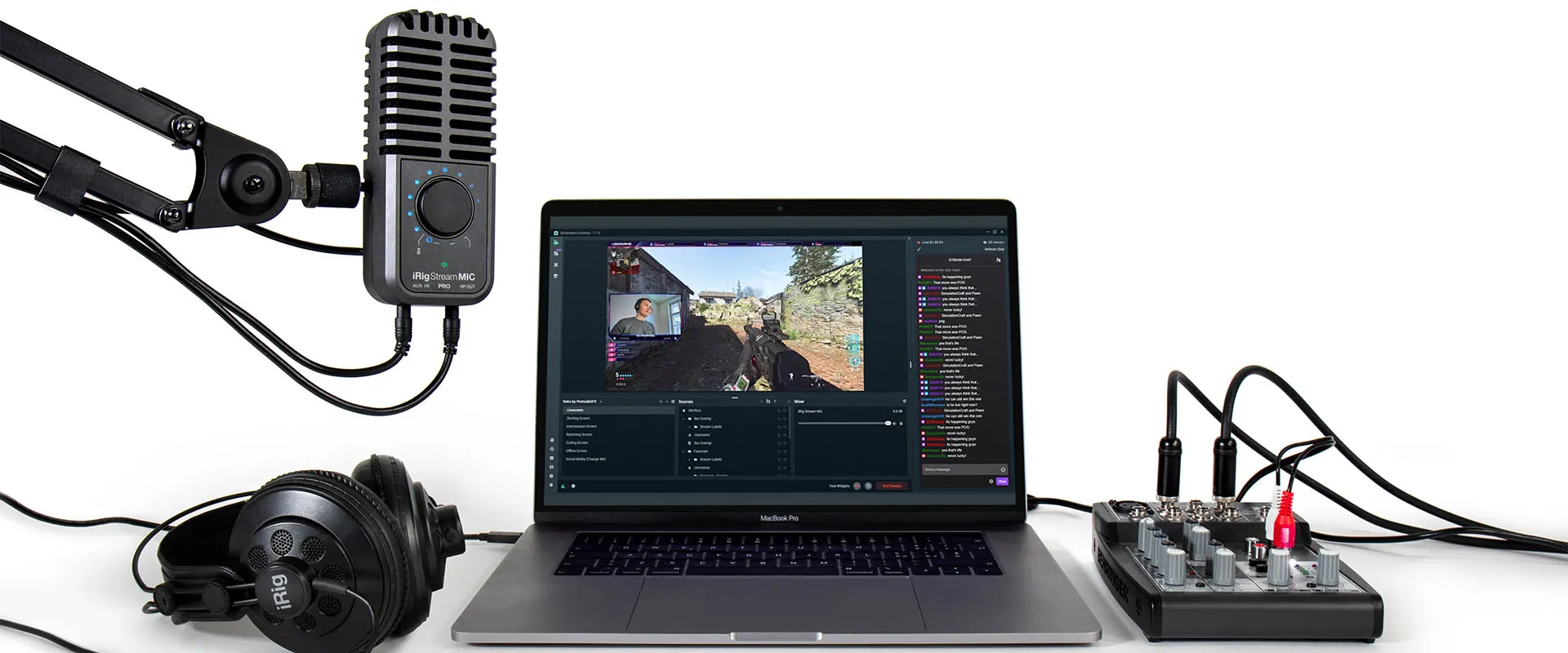 Купити мікрофон IK Multimedia iRig Stream Mic Pro