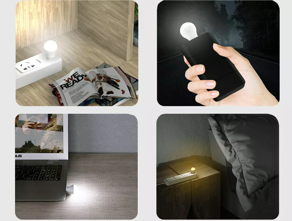 Портативна лампа iLoungeMax Book Lamp з USB-роз'ємом (3 шт.)