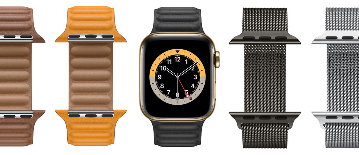 Купитьр ремешок iLoungeMax Leather Link Magnetic Golden Brown для Apple Watch 41mm | 40mm | 38mm (S | M) OEM