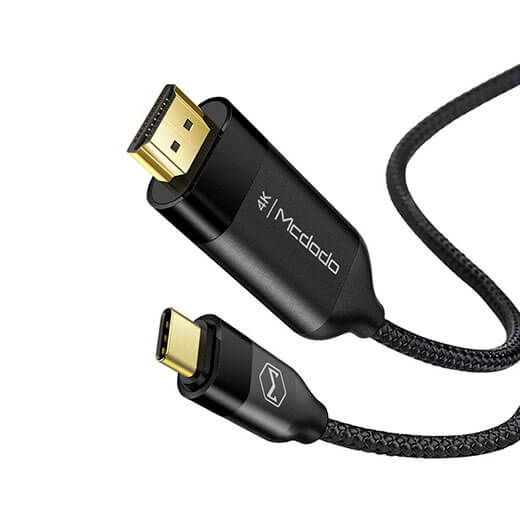 Купити нейлоновий кабель Mcdodo Plug & Play Type-C to HDMI Cable Real 4K High Resolution (2m)